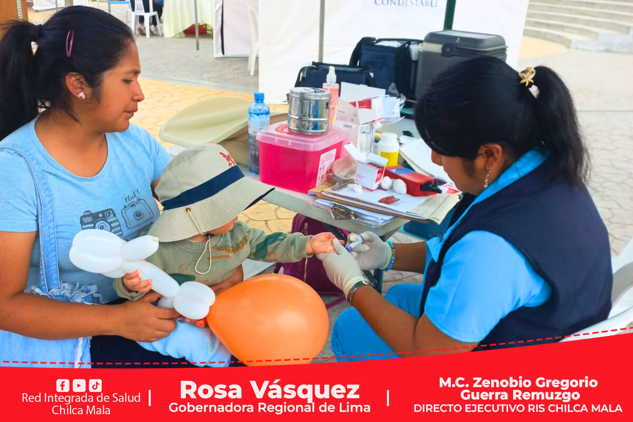 RIS Chilca Mala realiza con éxito importante Jornada de Salud Integral en el AA.HH. Dignidad Nacional de Mala.