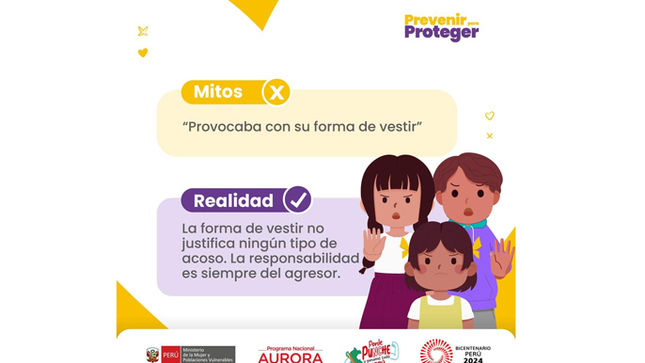 Derribemos mitos y estereotipos sobre la violencia sexual