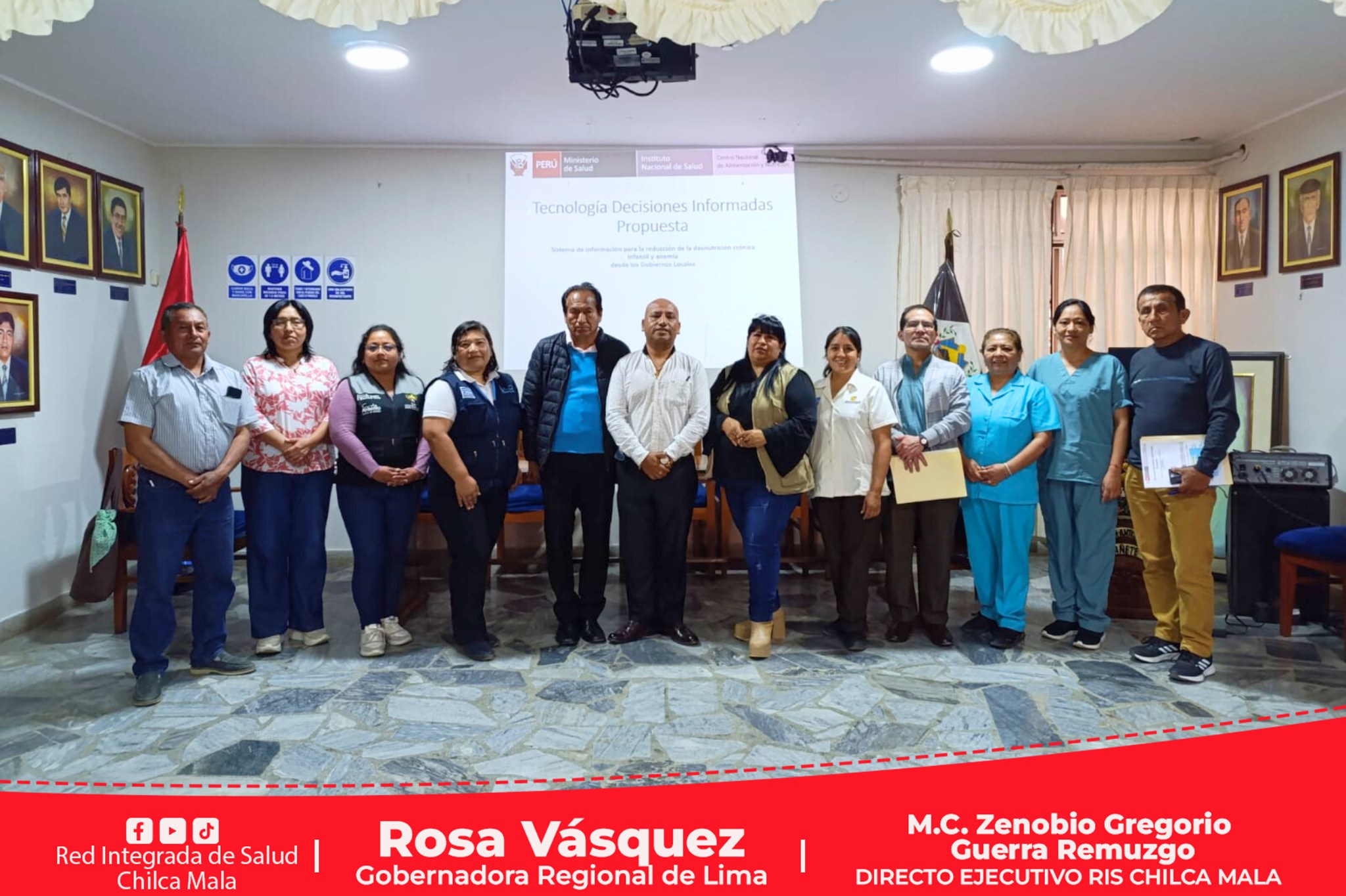 RIS Chilca Mala sostiene reunión de sensibilización sobre la desnutrición crónica y anemia en el distrito de San Antonio - Cañete