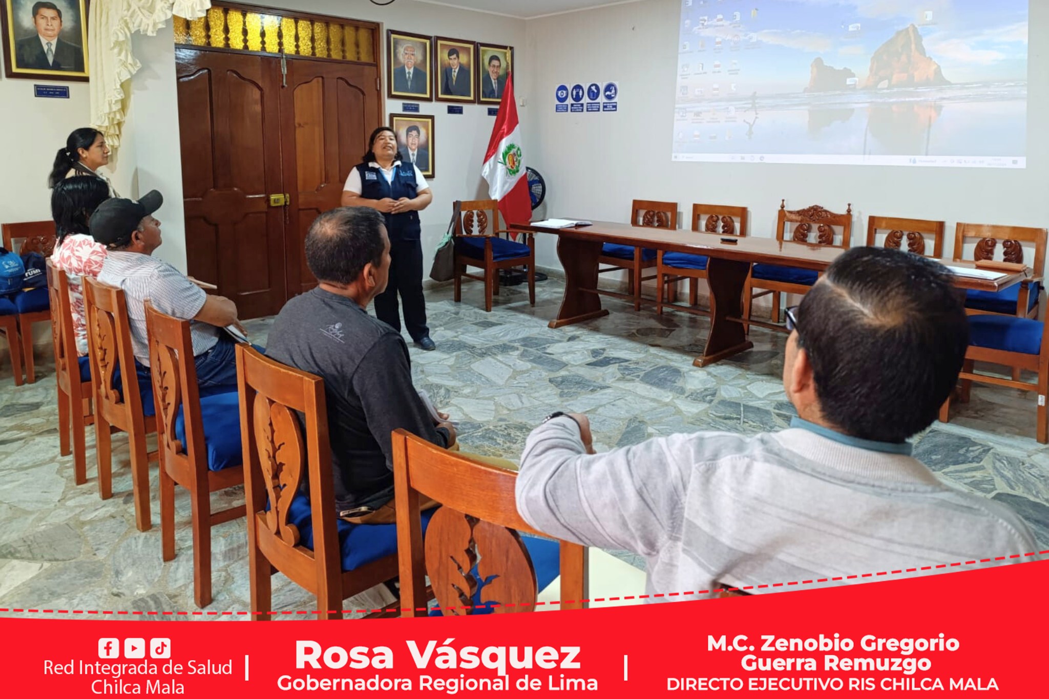 RIS Chilca Mala sostiene reunión de sensibilización sobre la desnutrición crónica y anemia en el distrito de San Antonio - Cañete