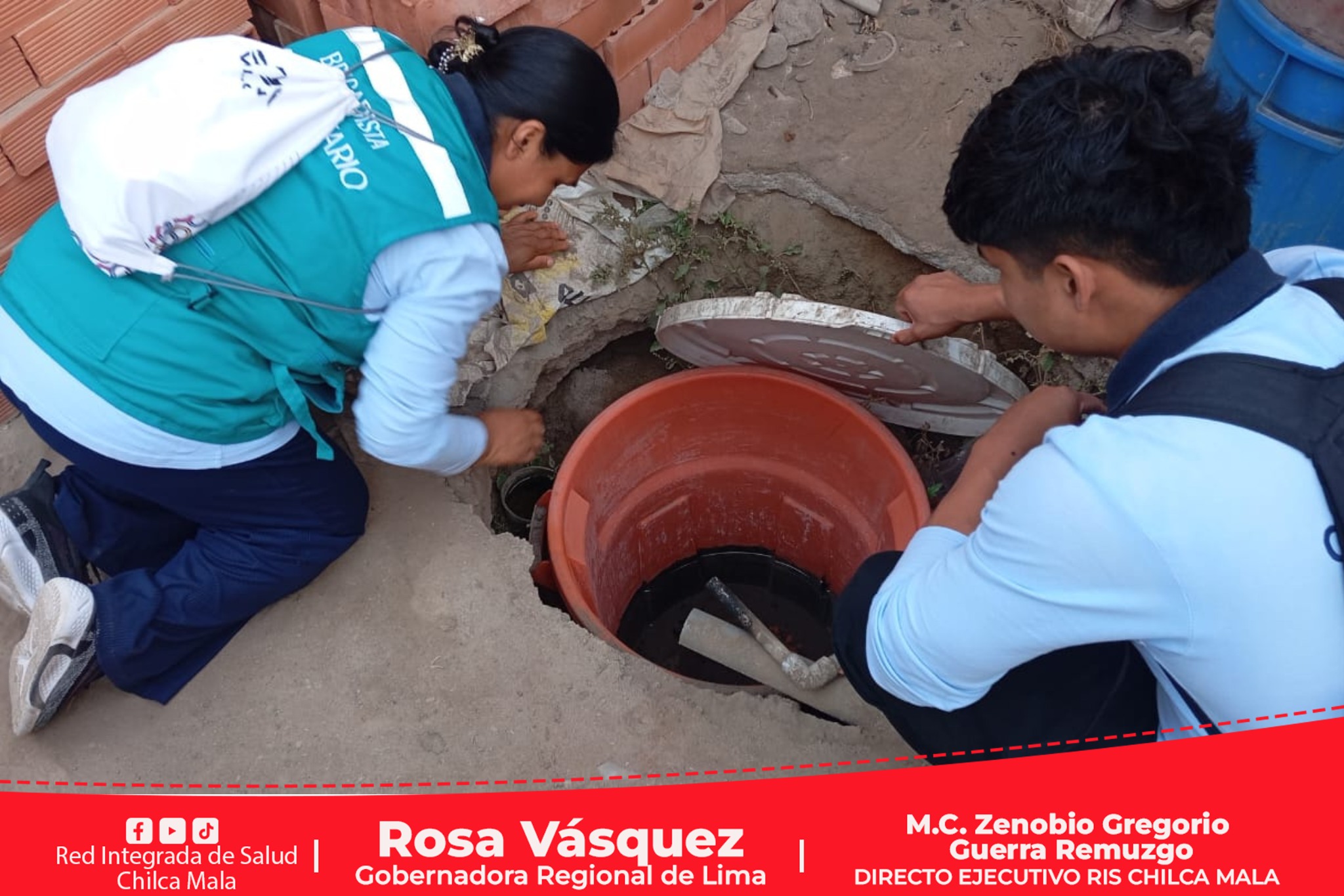 RIS Chilca Mala inicia control larvario para eliminar criaderos del zancudo