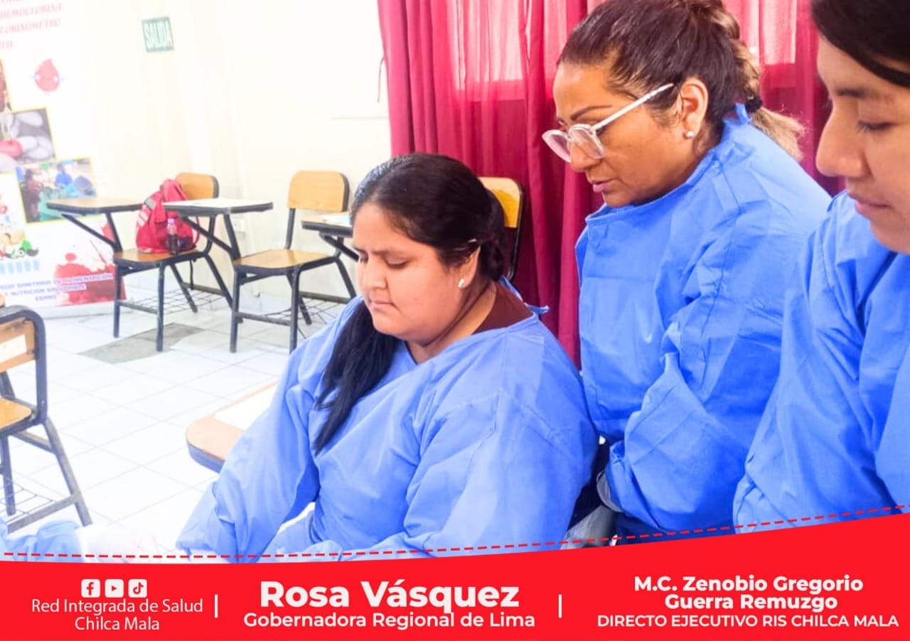 RIS Chilca Mala realiza VII Curso Taller en Determinación de Hemoglobina mediante Hemoglobinómetro Portátil.