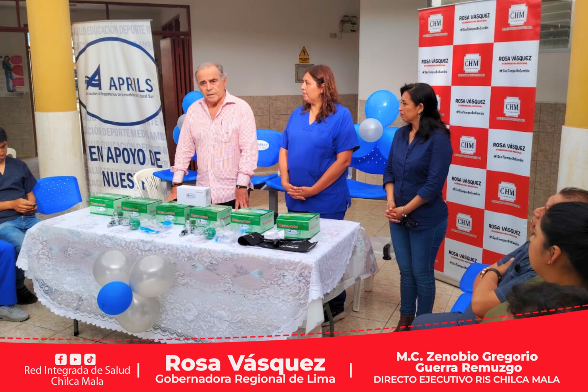 RIS Chilca Mala recibe importante donación por parte de Aprils
