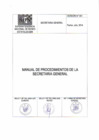Vista preliminar de documento MAPRO de la Gerencia General