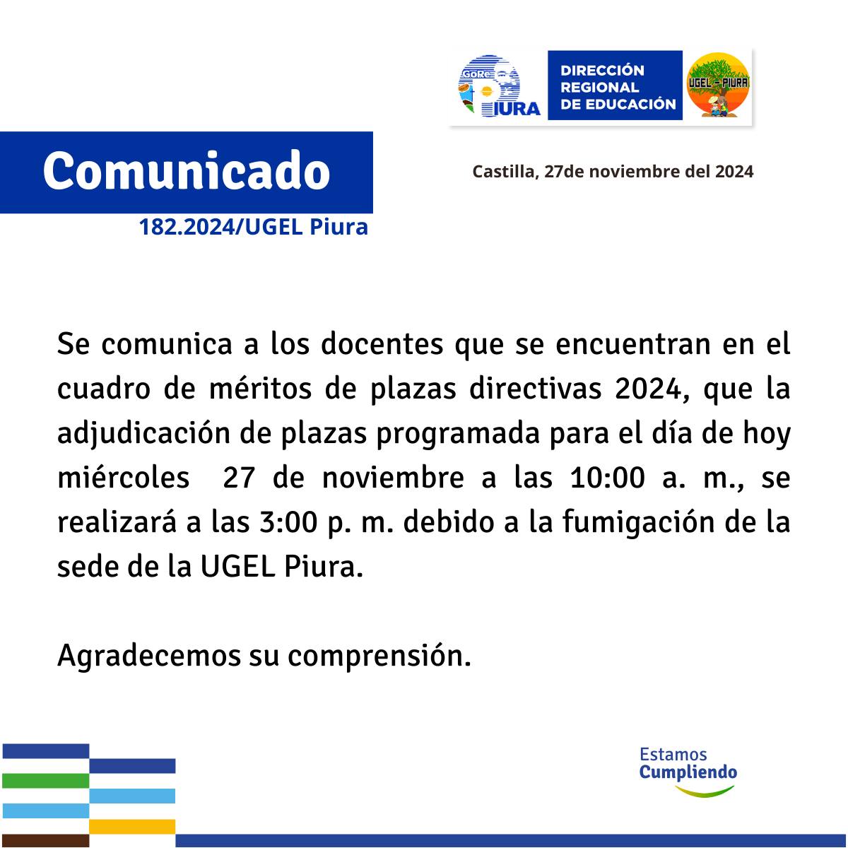 Comunicado
