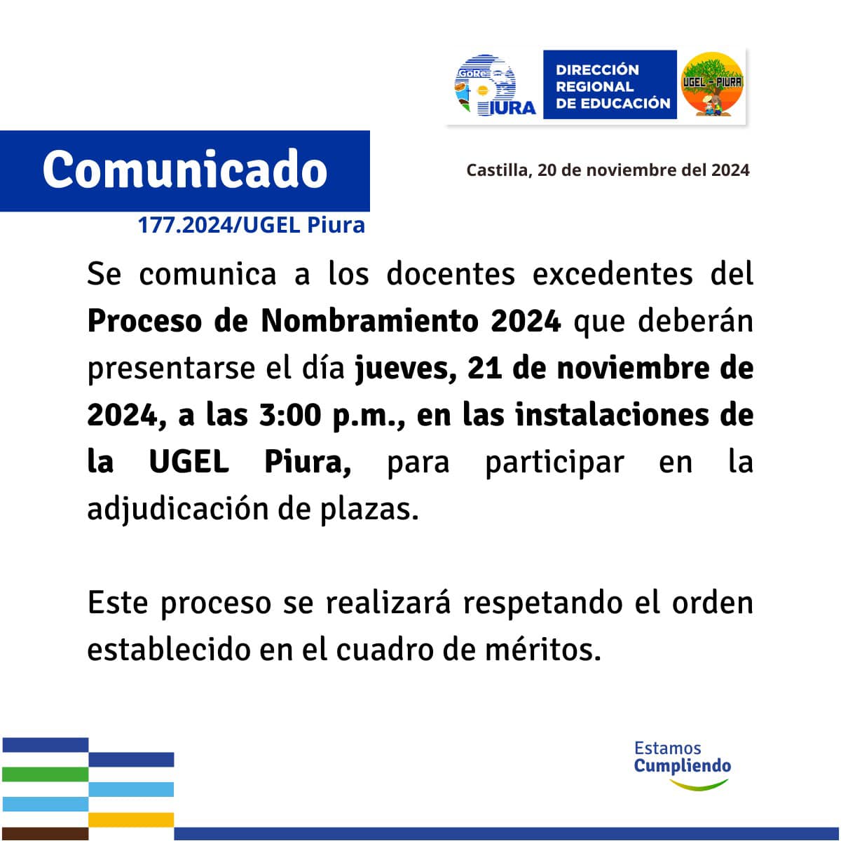 Comunicado