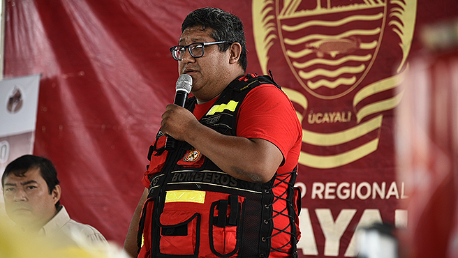 GORE Ucayali hace entrega de equipos de protección para combatir incendios forestales