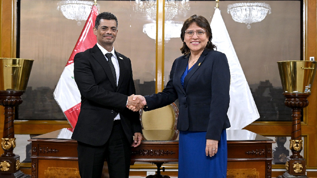 Fiscal de la Nación, Delia Espinoza, y Fiscal General de Costa Rica sostuvieron reunión de trabajo para afianzar cooperación bilateral