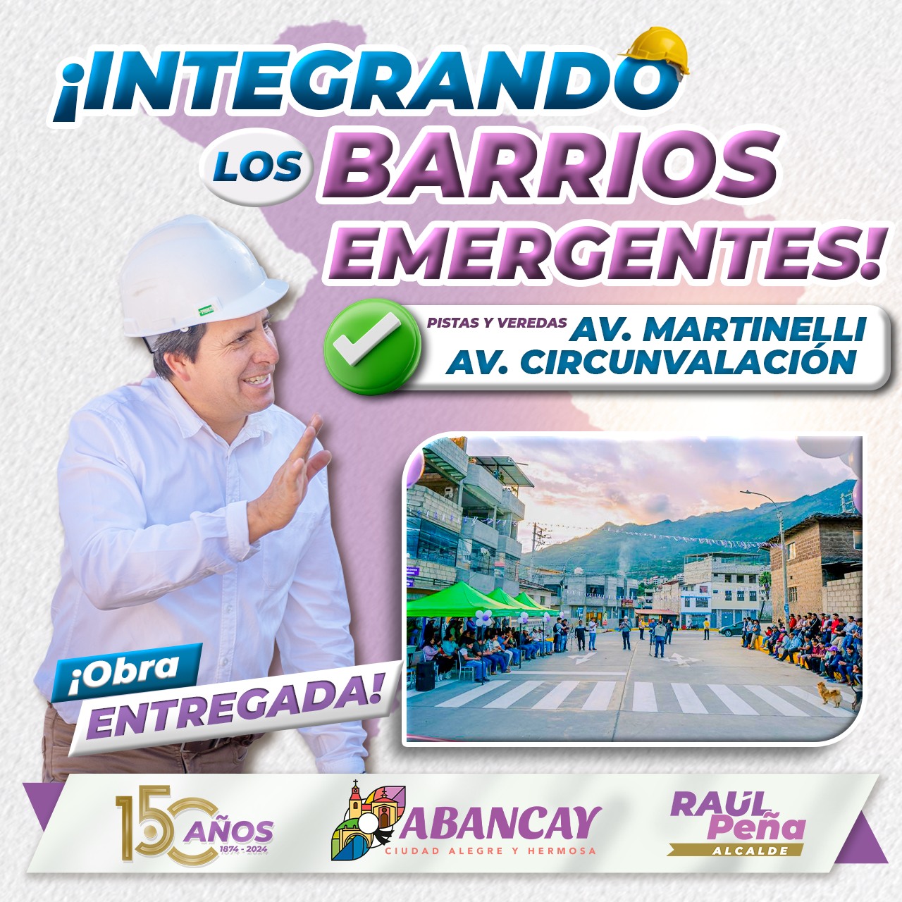 馃挴隆Obra Entregada! Av. Martinelli Y Av. Circunvalaci贸n