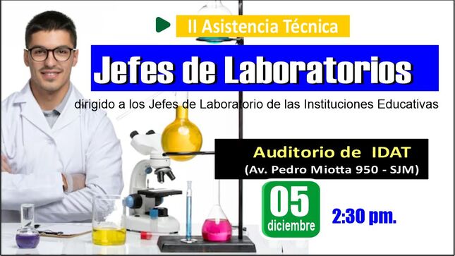 II Asistencia técnica - JEFES DE LABORATIO DE IE