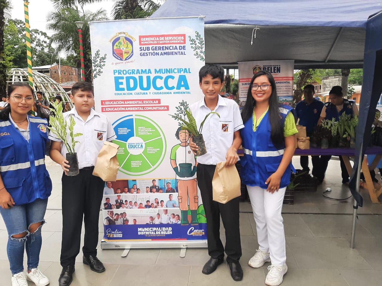 El Programa EDUCCA de la Municipalidad Distrital de Belén participó activamente en el Festival de la Conciencia Ambiental