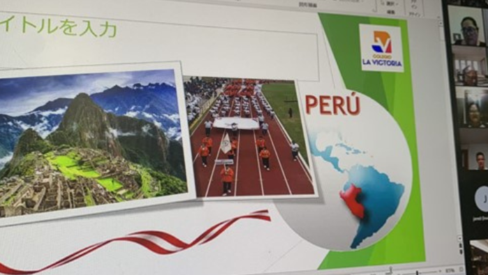 Impulsan intercambios virtuales entre colegios del Perú y Japón