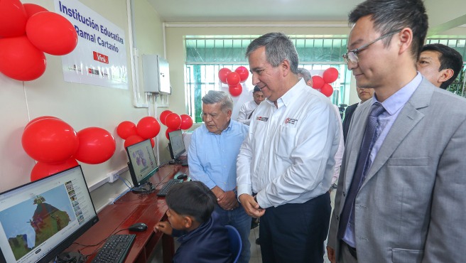MTC puso en marcha Internet de banda ancha en colegios de localidades rurales de La Libertad