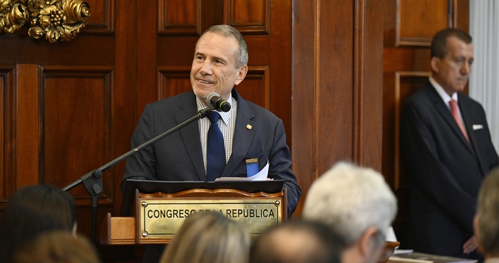 Palabras del ministro de Relaciones Exteriores, embajador Elmer Schialer Salcedo, tras recibir distinción del Congreso de la República