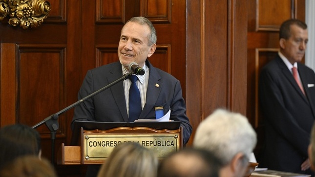 Palabras del ministro de Relaciones Exteriores, embajador Elmer Schialer Salcedo, tras recibir distinción del Congreso de la República