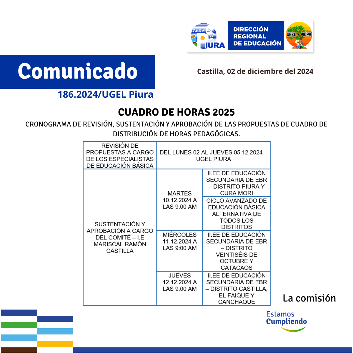 comunicado
