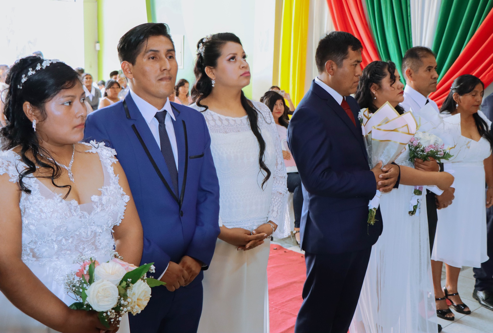 Se llevó a cabo la ceremonia de matrimonio civil comunitario con la presencia del alcalde