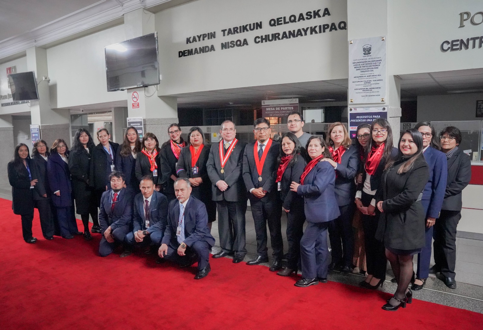 Presidente del Poder Judicial inauguró Sistemas de Recolección, Diligenciamiento y Trazabilidad de Cédulas de Notificaciones en Perifería