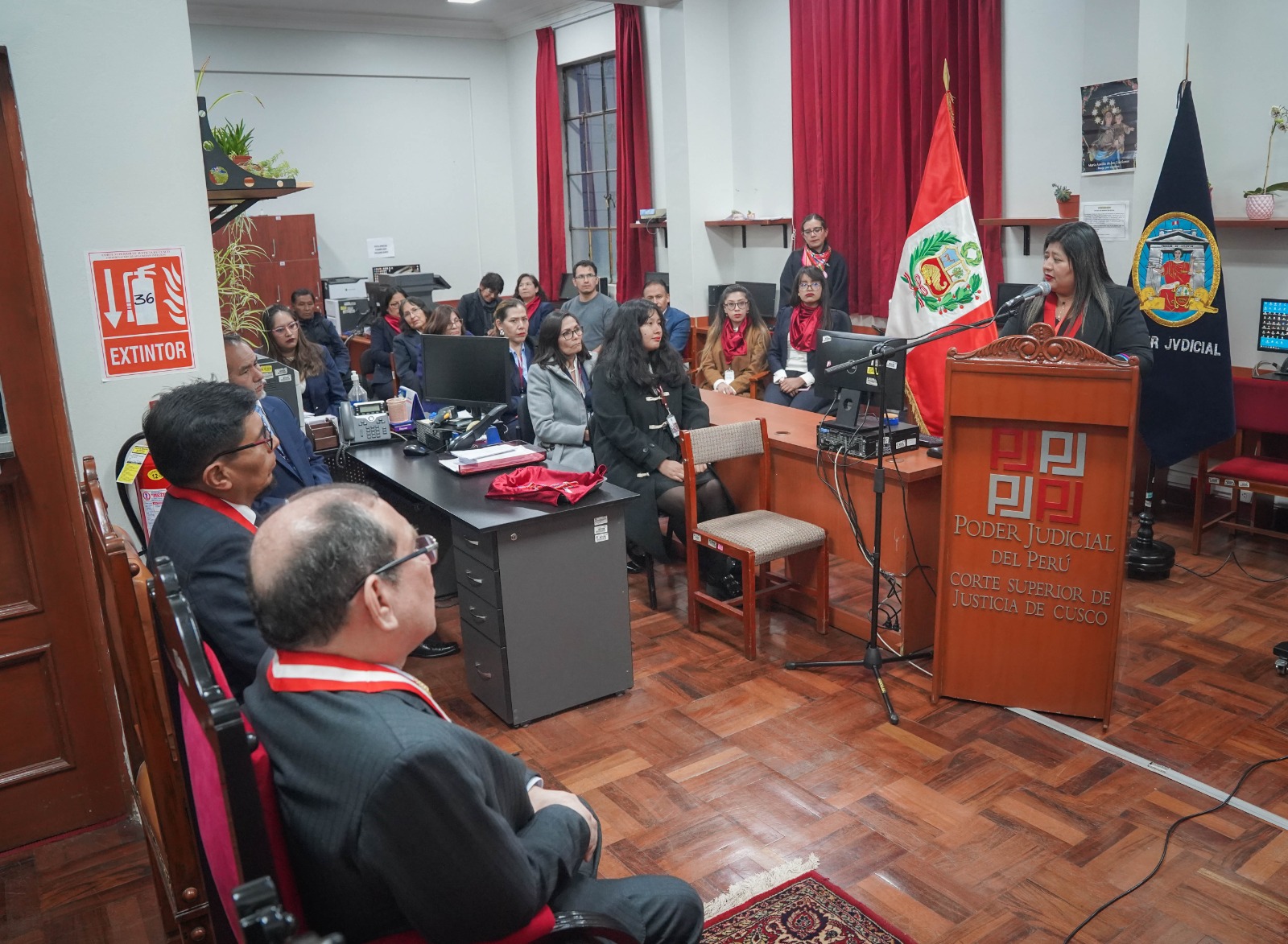 Presidente del Poder Judicial inauguró Sistemas de Recolección, Diligenciamiento y Trazabilidad de Cédulas de Notificaciones en Perifería