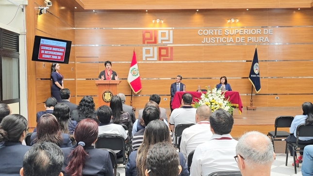 Con el SERNOT se generará un mejor servicio a nivel de notificaciones judiciales en la Corte Superior de Piura