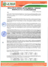 Vista preliminar de documento RESOLUCION DE GERENCIA GESTION AMBIENTAL Y SM Nº001-2024-MPLM-SM-GGASM