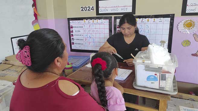 Municipalidad realiza campaña de salud gratuita en el C.P de Huiña - Huayan