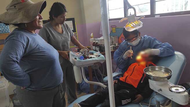 Municipalidad realiza campaña de salud gratuita en el C.P de Huiña - Huayan