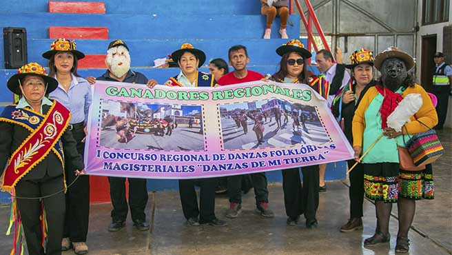 Huarmey fue sede del concurso regional de estampas y danzas magisteriales.