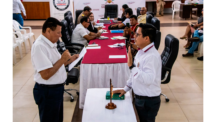 Alcaldesa participa de reunión del CORESEC.