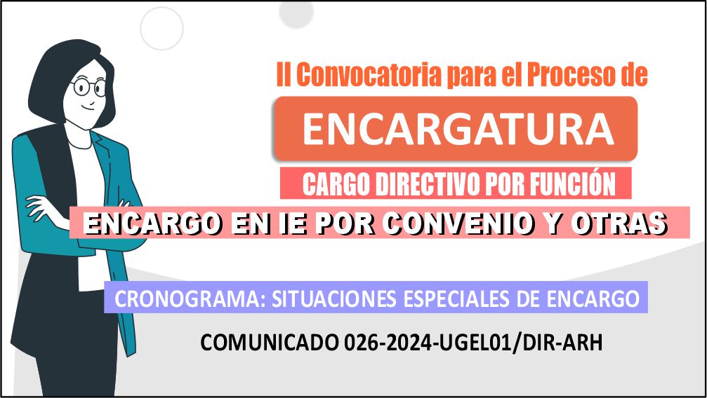 II Convocatoria para el Proceso de Encargatura por Función y Convenios-Parroquial