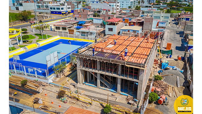 ¡Las obras no paran en Mejía! Mejoramiento de los servicios culturales, industriales y artes del centro cultural de las Gaviotas.