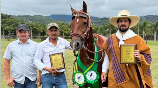 Rinden homenaje al caballo peruano de paso en competencia celebrada en Honduras