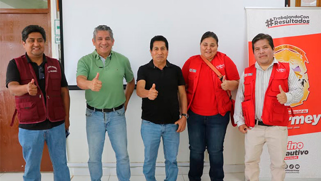 Alcalde articula esfuerzo para la operatividad del proyecto integral de agua y desagüe en Huarmey