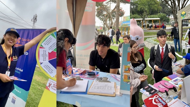 Feria de salud como lanzamiento de campaña en el marco del Día Mundial de Lucha Contra el SIDA