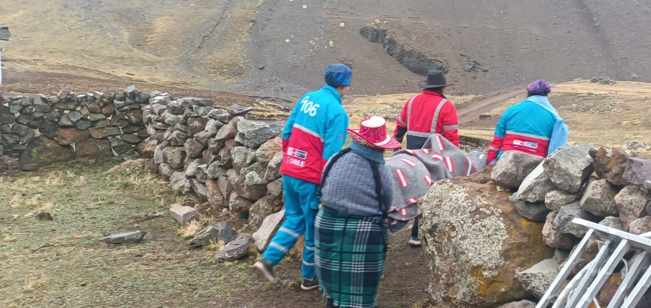SAMUE Chumbivilcas acerca la salud a las comunidades mas distantes.