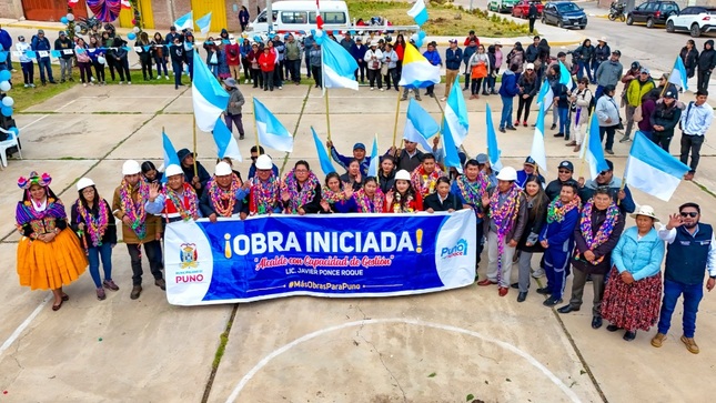 Municipalidad provincial de Puno inicia el 4to. paquete de obras con una inversión de S/ 2’700,000.00 millones