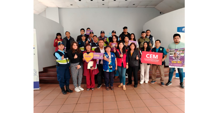 Jornada de Trabajo dirigido a trabajadores y funcionarios de la Municipalidad de El Agustino