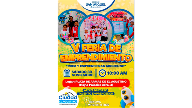 𝐕 𝐅eria del Emprendimiento Escolar San Miguelino