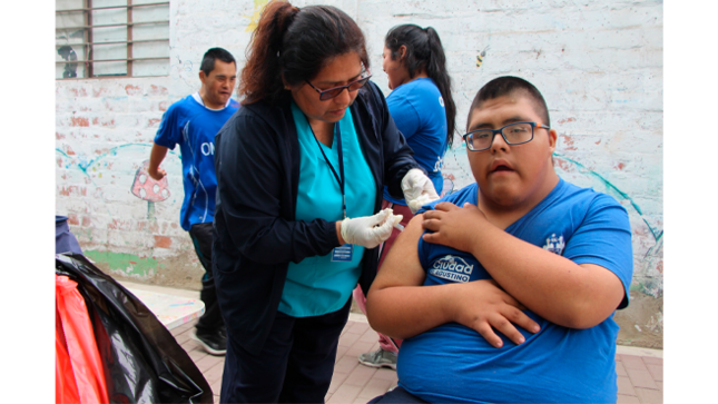 Los integrantes del Omaped participaron en una campaña integral de salud, que se realizó en las instalaciones de el Boulevard de la Cultura.