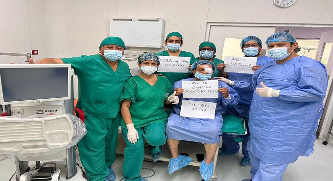 EsSalud supera metas en Tarapoto: más de 210 operaciones de catarata gracias a la campaña “Verte otra vez”