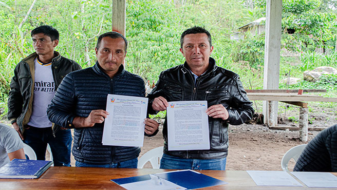 
Municipalidad Distrital de Omia Entrega Proyecto IOARR: Reforzamiento Estructural de Captación de Agua en la Localidad el Líbano.
