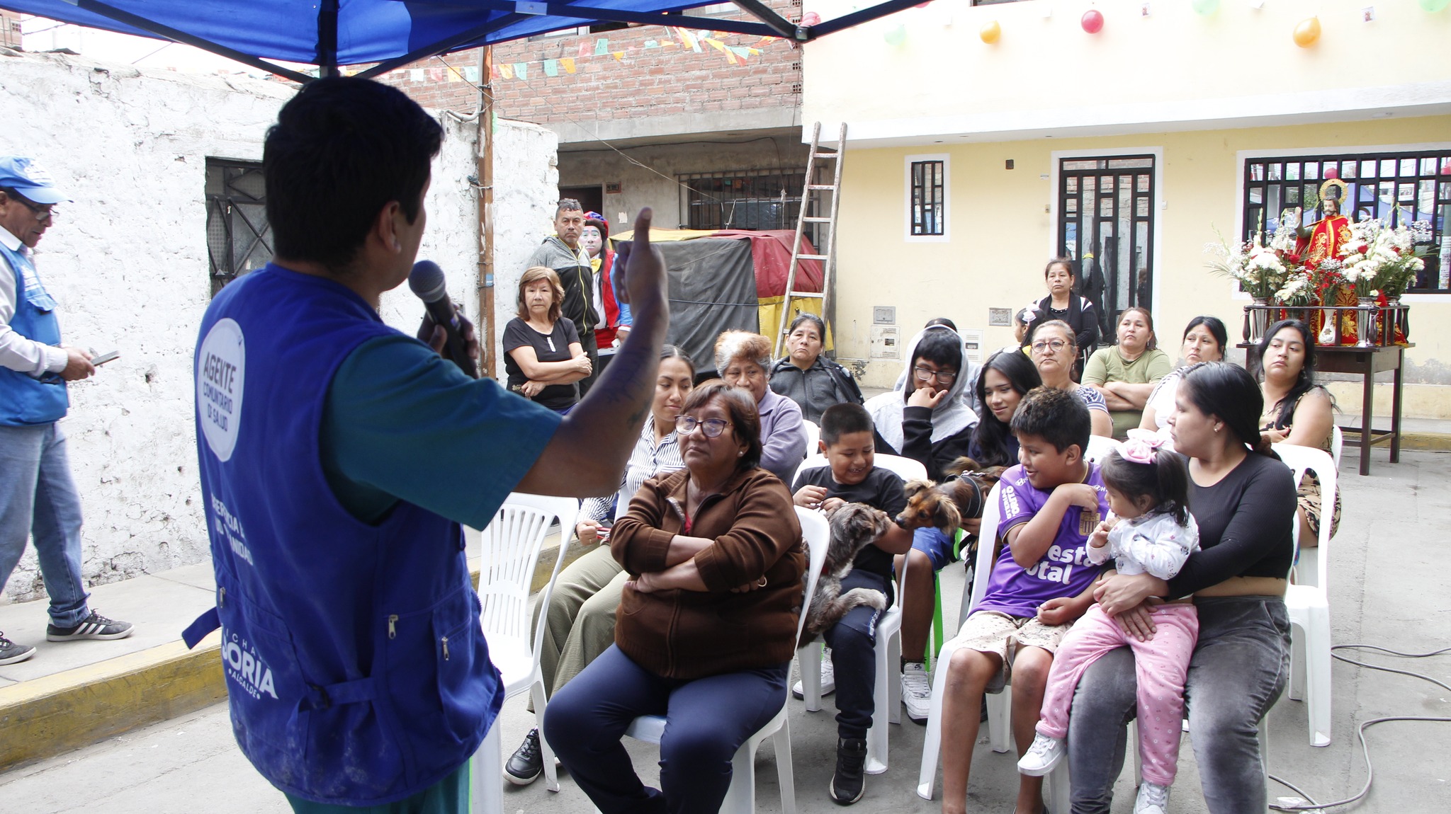 Charla de Tenencia Responsable de Mascotas en el A.H. San Andrès. San Andrès