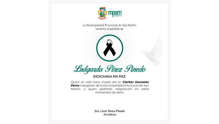 Condolencias