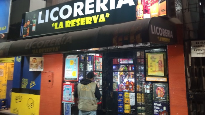 Licorería sancionada