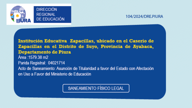 Saneamiento Físico Legal