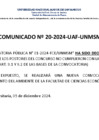 Vista preliminar de documento COMUNICADO Nº 20