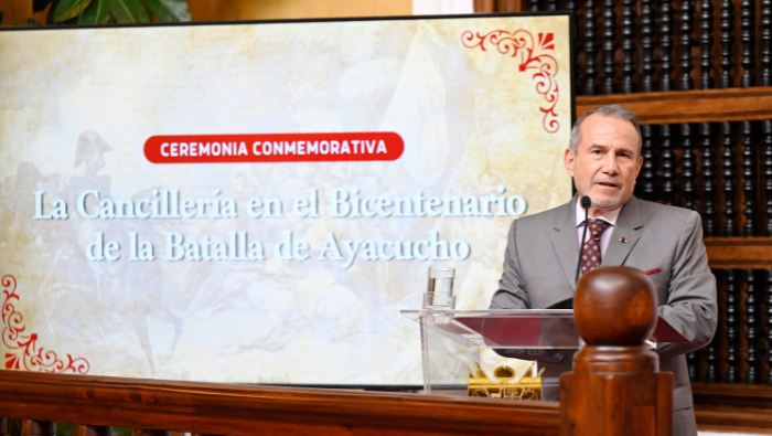 Cancillería conmemora su rol en la gesta independentista a través de la exposición “La batalla diplomática, campaña por la independencia"
