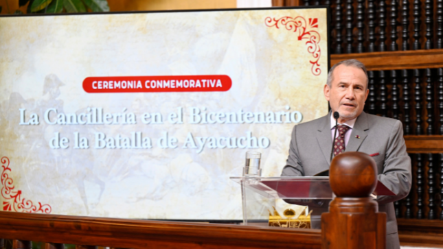Cancillería conmemora su rol en la gesta independentista a través de la exposición “La batalla diplomática, campaña por la independencia"