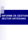 Vista preliminar de documento PRESENTACION 3 INFORME DE GESTION ARTESANIA 2011