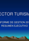 Vista preliminar de documento SECTOR TURISMO 2011